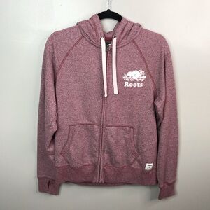 Roots Full Zip Hoodie Womens Sz Medium